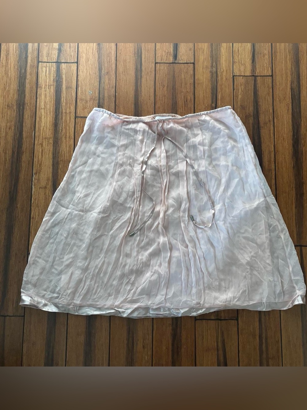 baby pink a line skirt - calvin klein